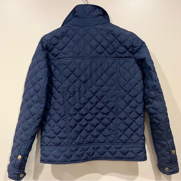 J Crew Navy Blue Quilted Jacket - Picture 3 of 4